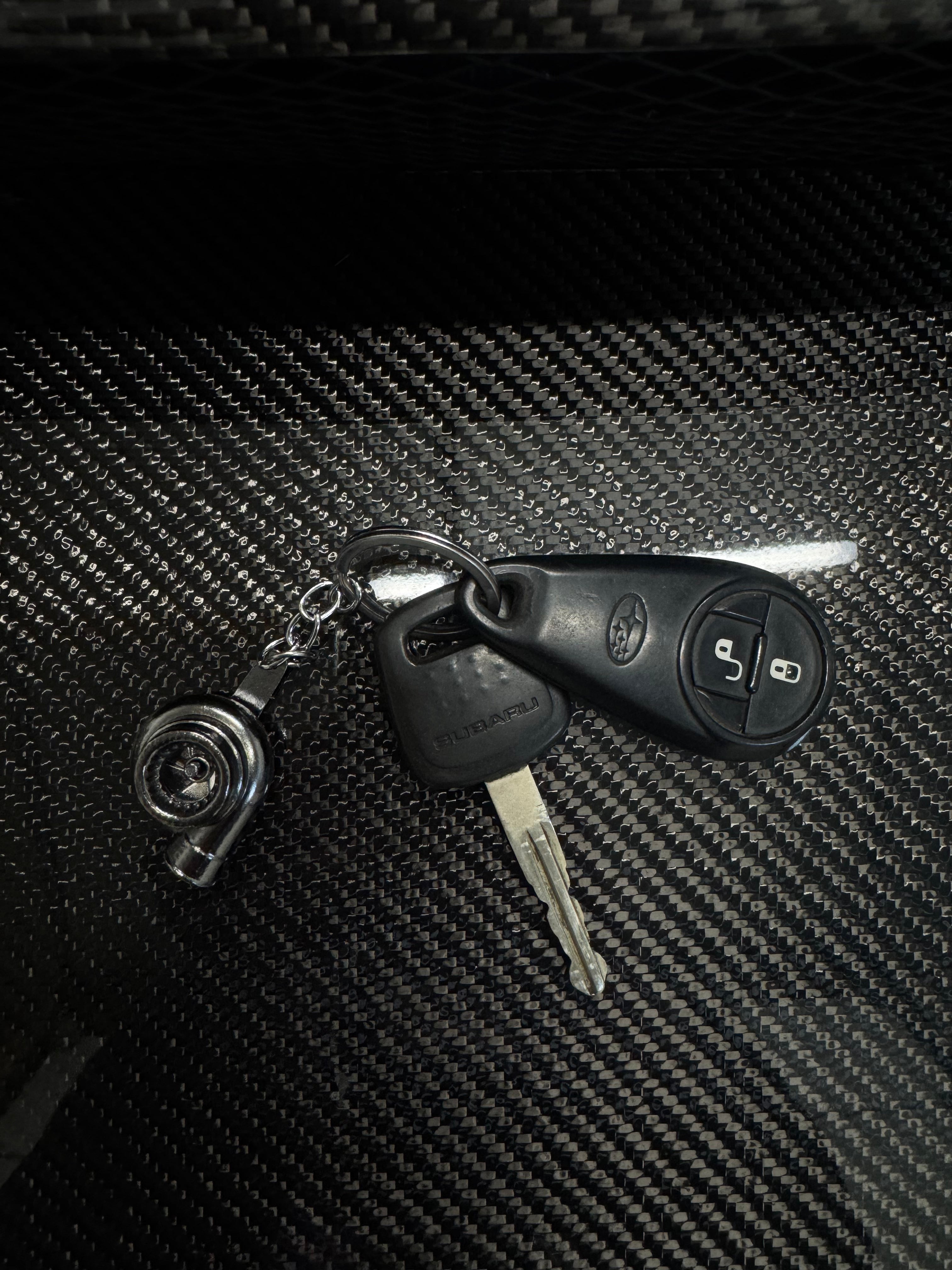 Turbo key chain